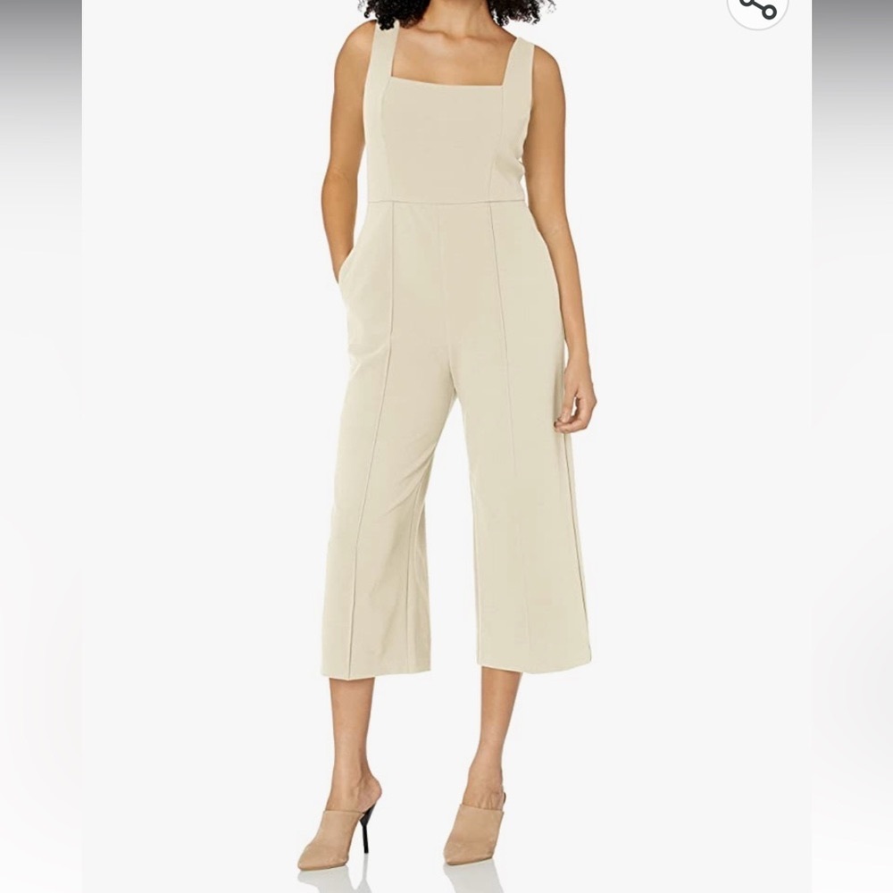 Donna Morgan Cream Jumpsuit